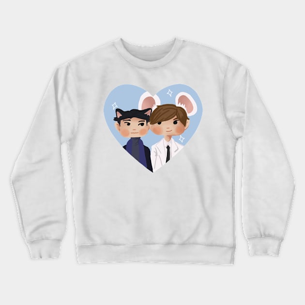 SCI heart Crewneck Sweatshirt by PseudoL